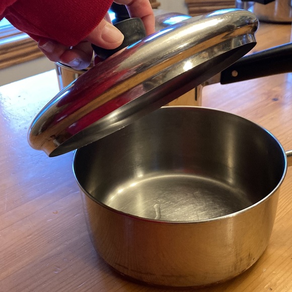 revere ware Kitchen Vintage Revere Ware Pots With Lids 2 Qt And 3